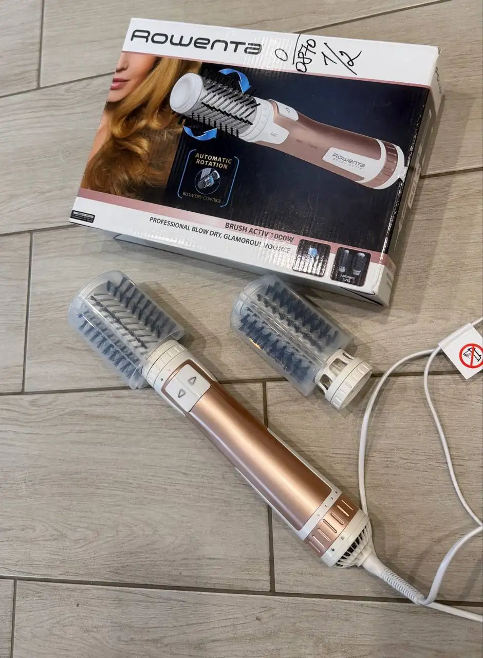 Вращающаяся фен-щетка Rowenta Brush Activ Compact CF9520FO - Электроника в Казань