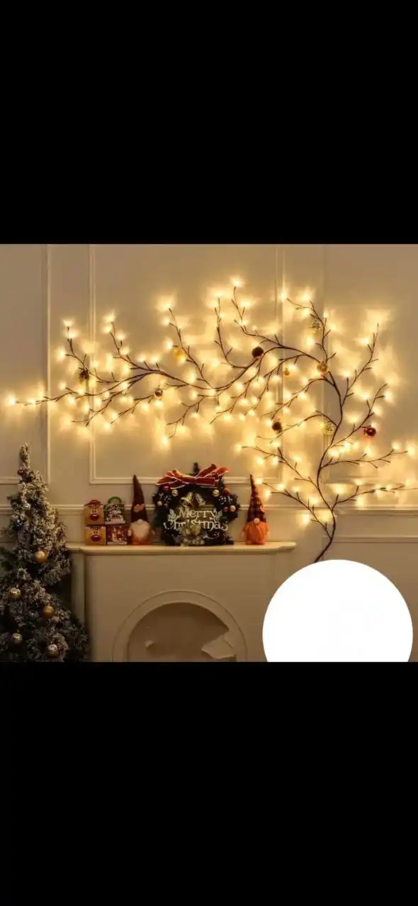 Плед плюшевый и гирлянды с пультом