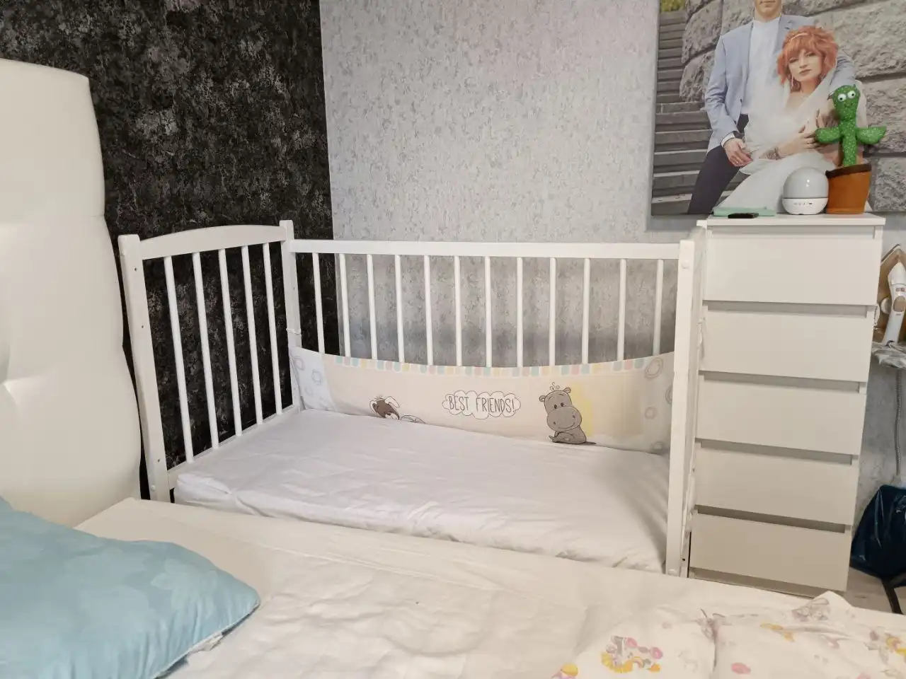 Продам детский матрац с кроваткой