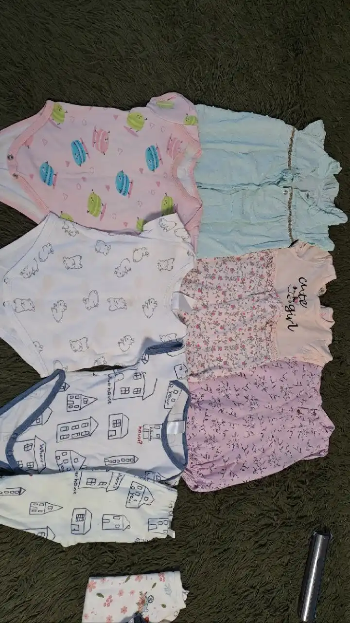 Боди для дома на девочку 56-68-74