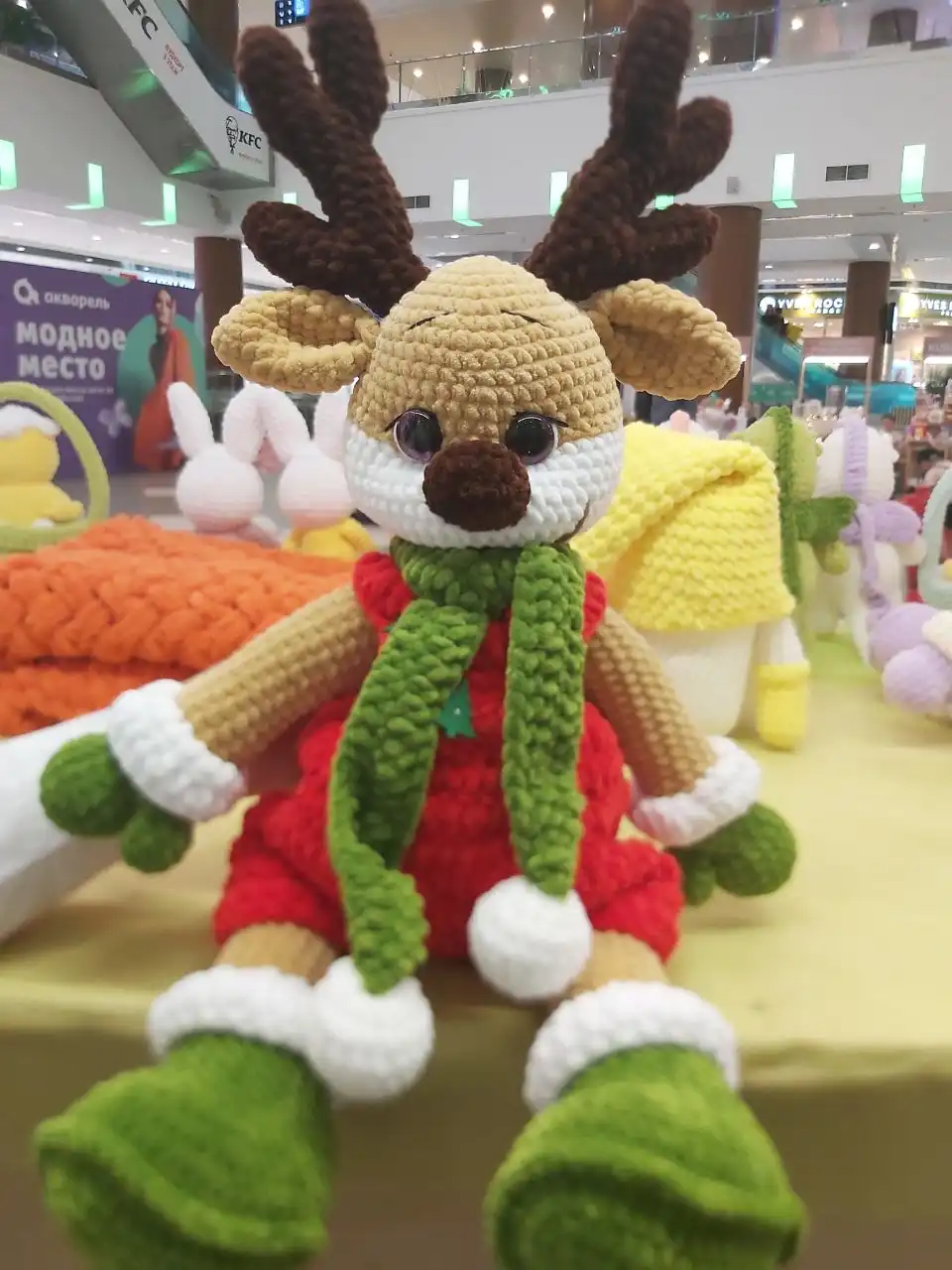 Плюшевые оленята в наличии и на заказ