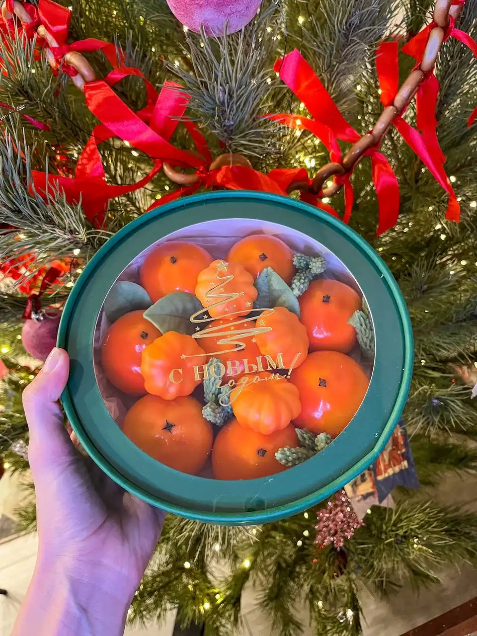 Набор мандаринов на Новый год