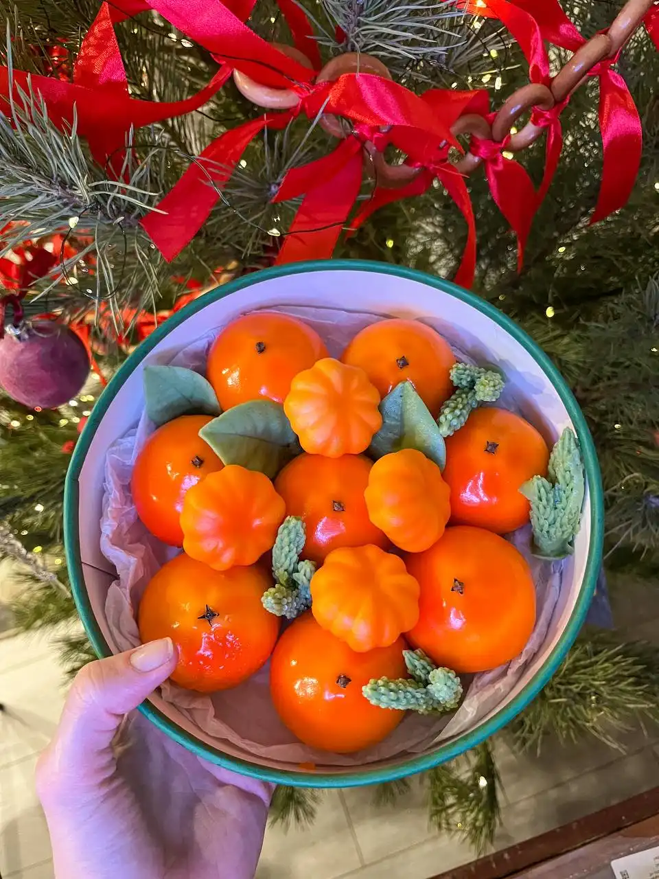 Набор мандаринов на Новый год