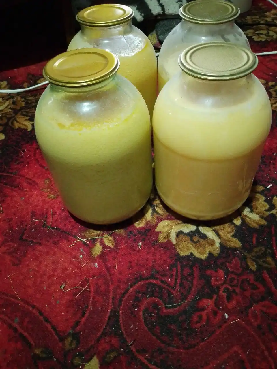 Топленое домашнее масло