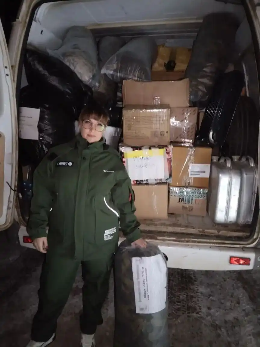 Передача посылки в полк Волгограда