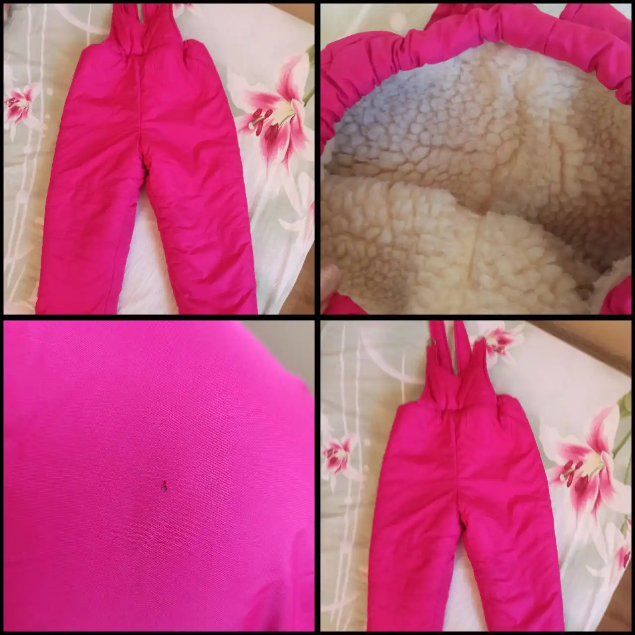 Продам теплый полукомбинезон на овчине для ребенка