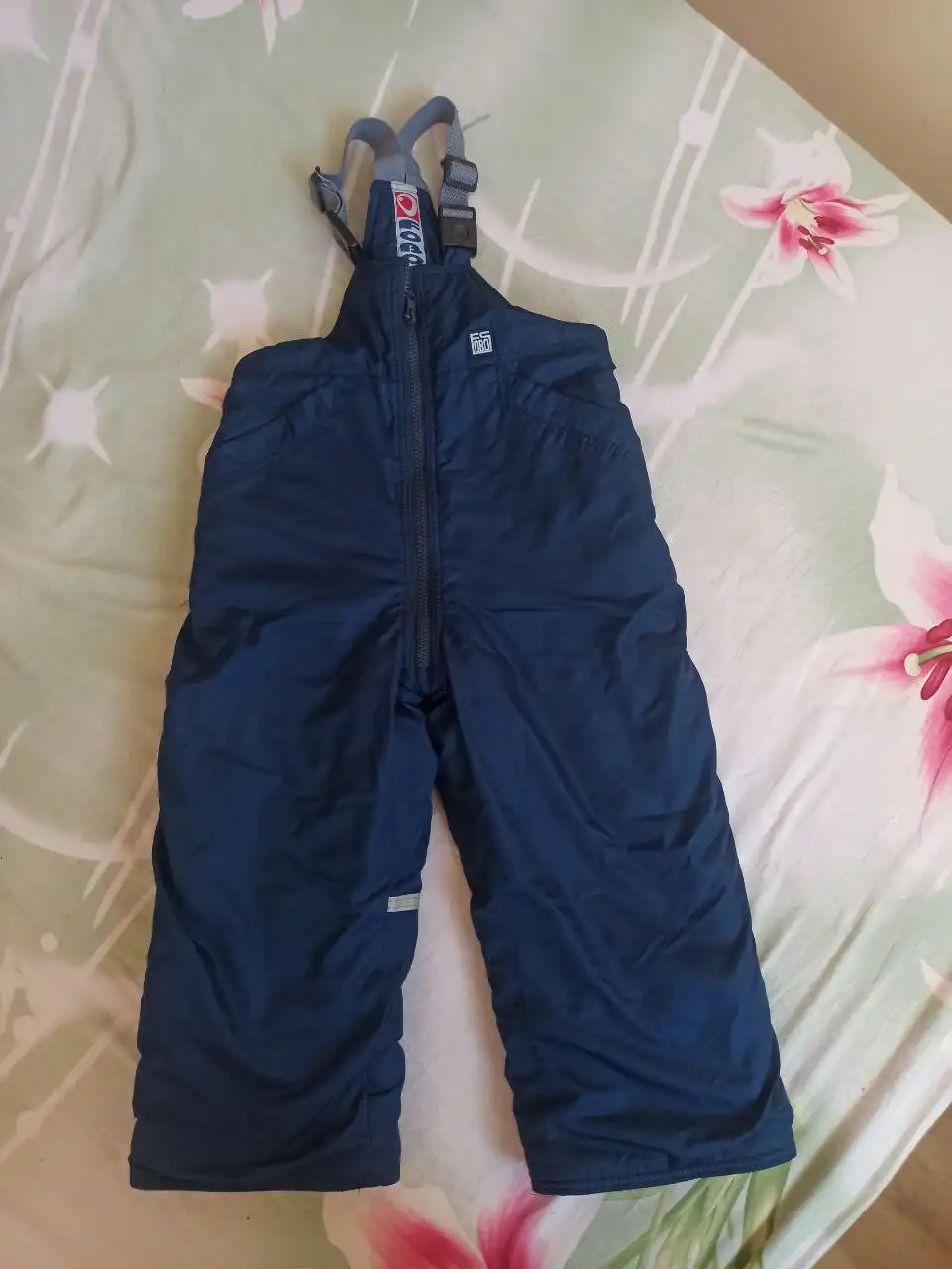 Тёплый полукомбинезон FOBOS синего цвета, размер 92 см (2 года)