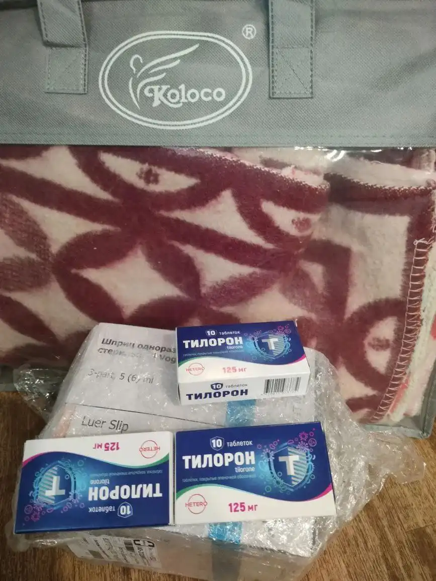 Шприцы и одеяло от прихожан храма