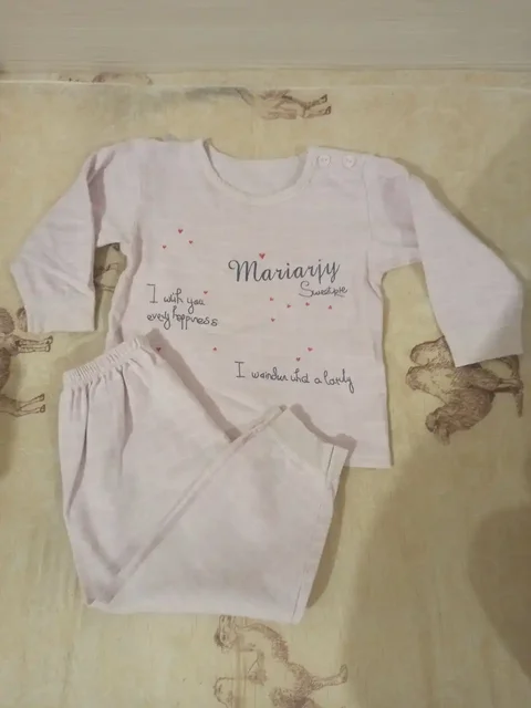 Тёплая пижама для девочки 1-1,5 года - Манежи и манежи-кровати в Волгоград