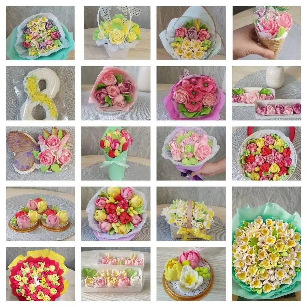 Композиции из зефира ручной работы на 8 марта - Кулинарные услуги (Услуги) в Волгоград