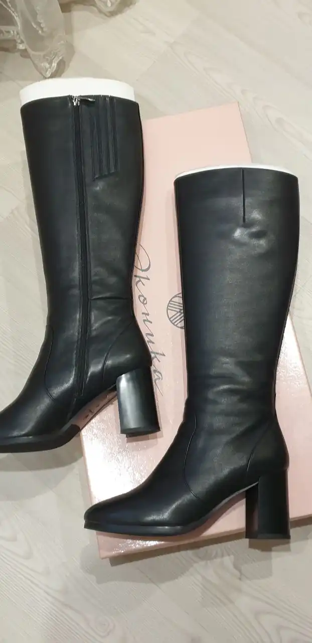 Женские сапожки из натуральной кожи 40 размер - Обувь (Одежда) в Волгоград