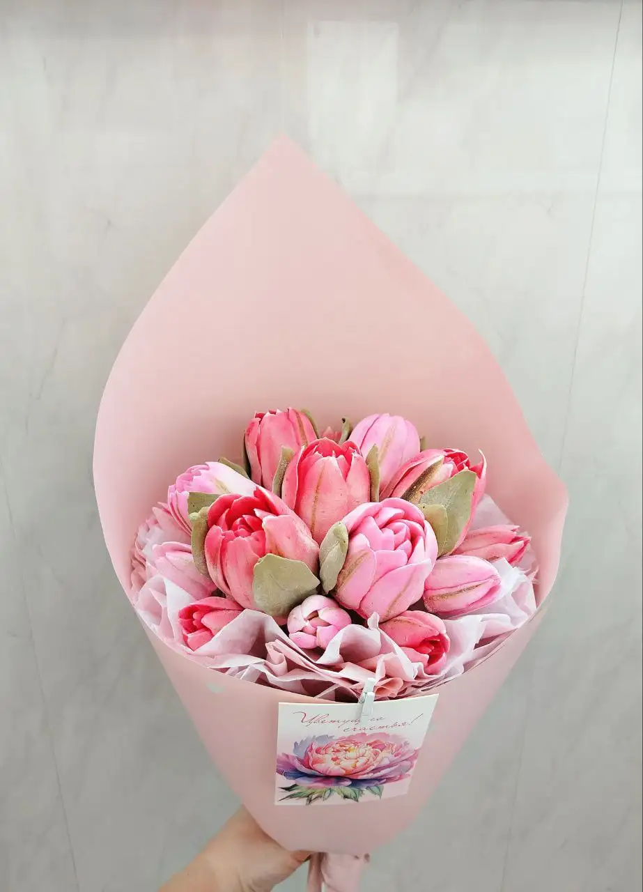 Букет из зефира с тюльпанами - Рукоделие (Хобби и отдых) в Волгоград