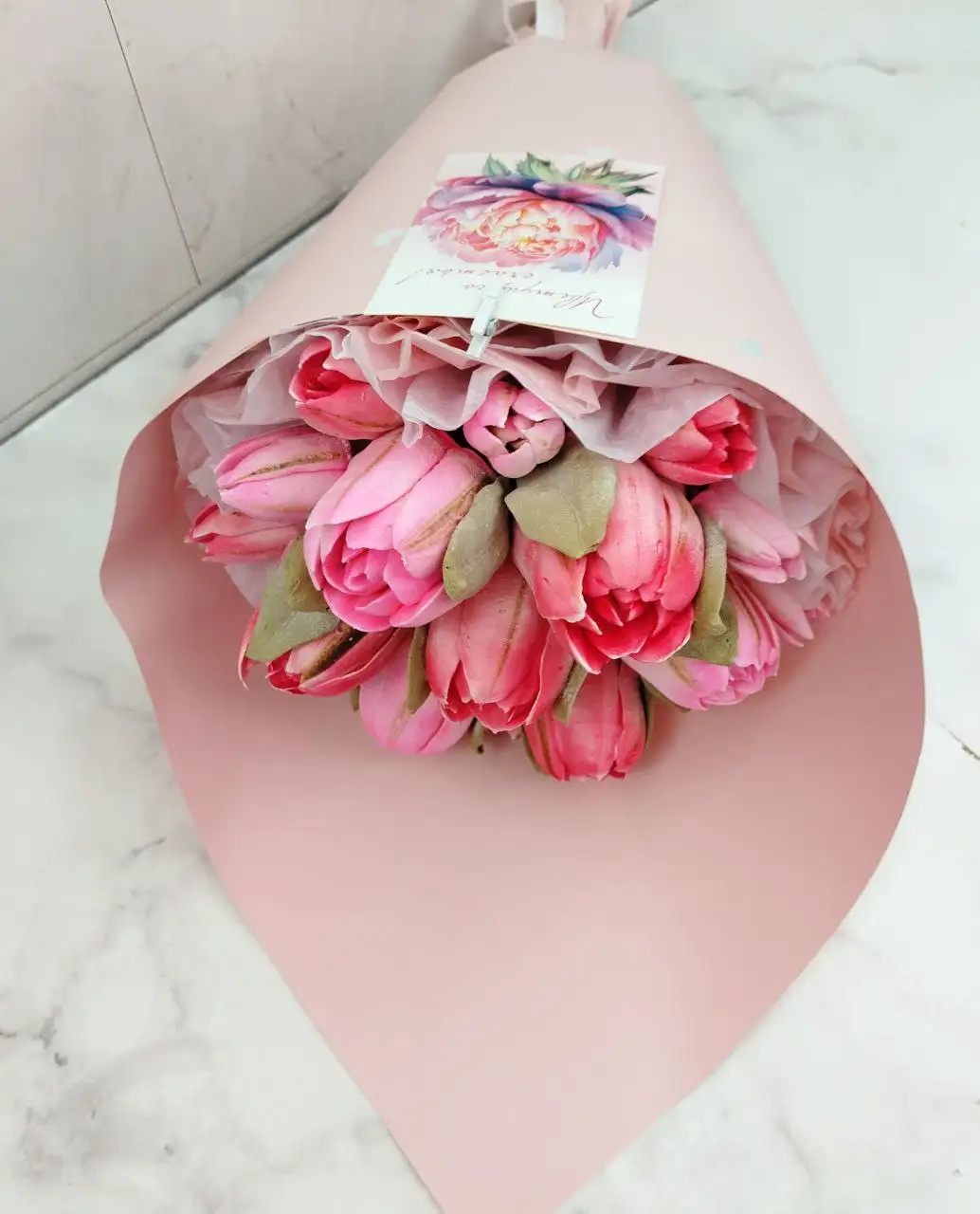 Букет из зефира с тюльпанами - Рукоделие (Хобби и отдых) в Волгоград