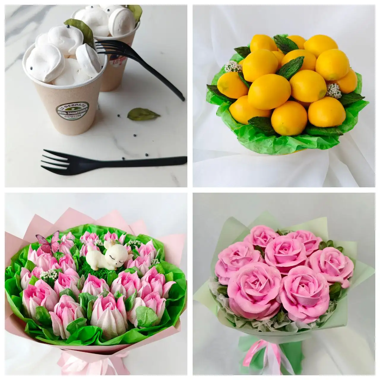 Торты, десерты и зефирные букеты на заказ - Кулинария (Услуги) в Волгоград