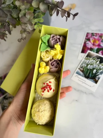 Пирожное картошка с тюльпанами на 8 марта - Услуги в Волгоград