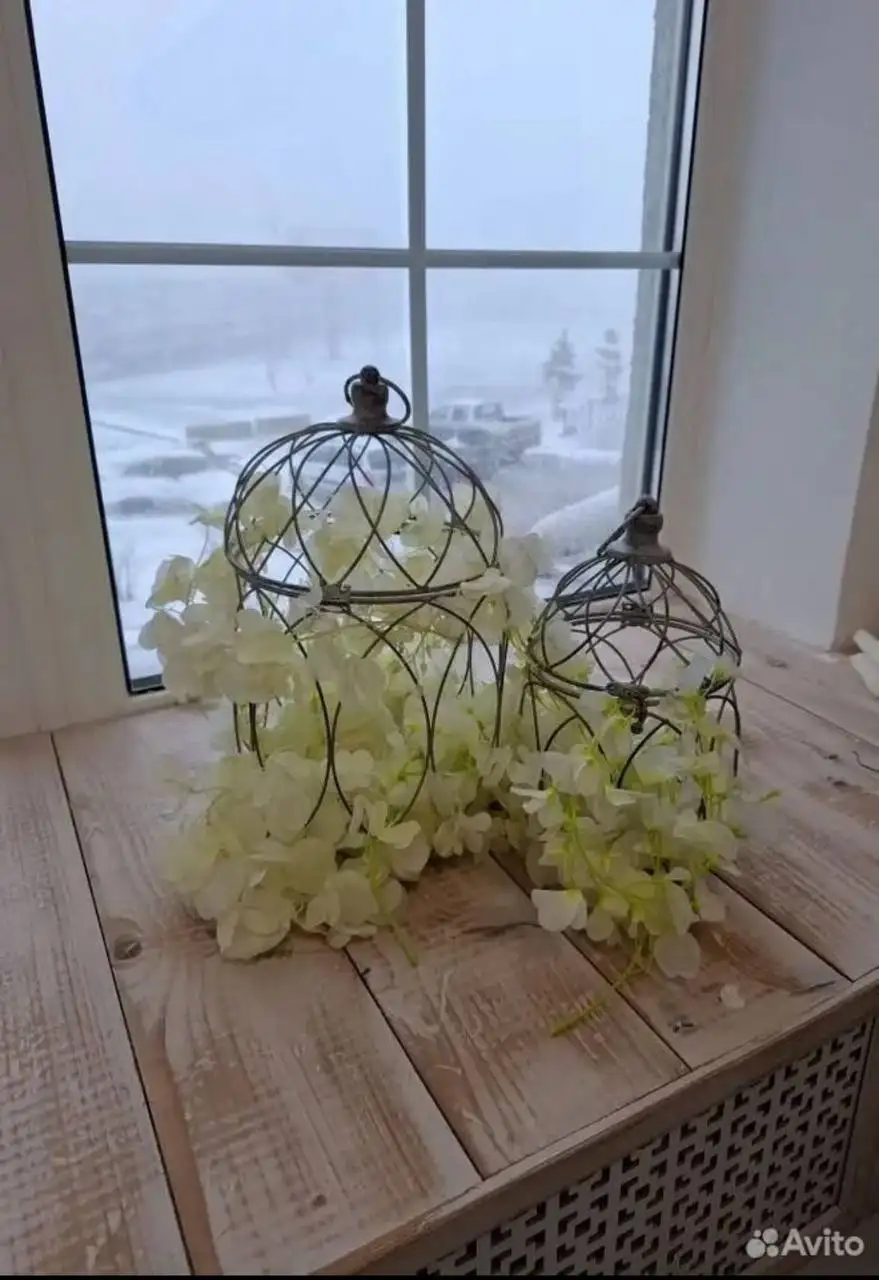 Продажа декоративных металлических подсвечников в виде клеток - Декор (Для дома и дачи) в Волгоград