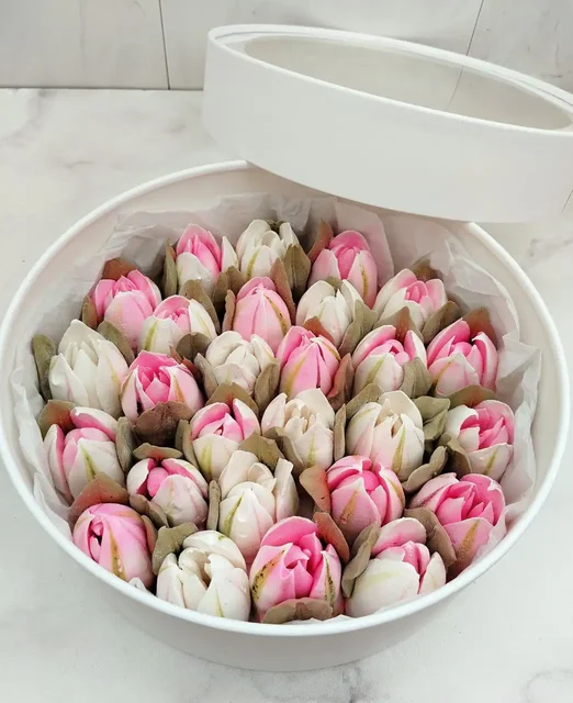 Коробочки с тюльпанами из зефира - Хобби и отдых в Волгоград