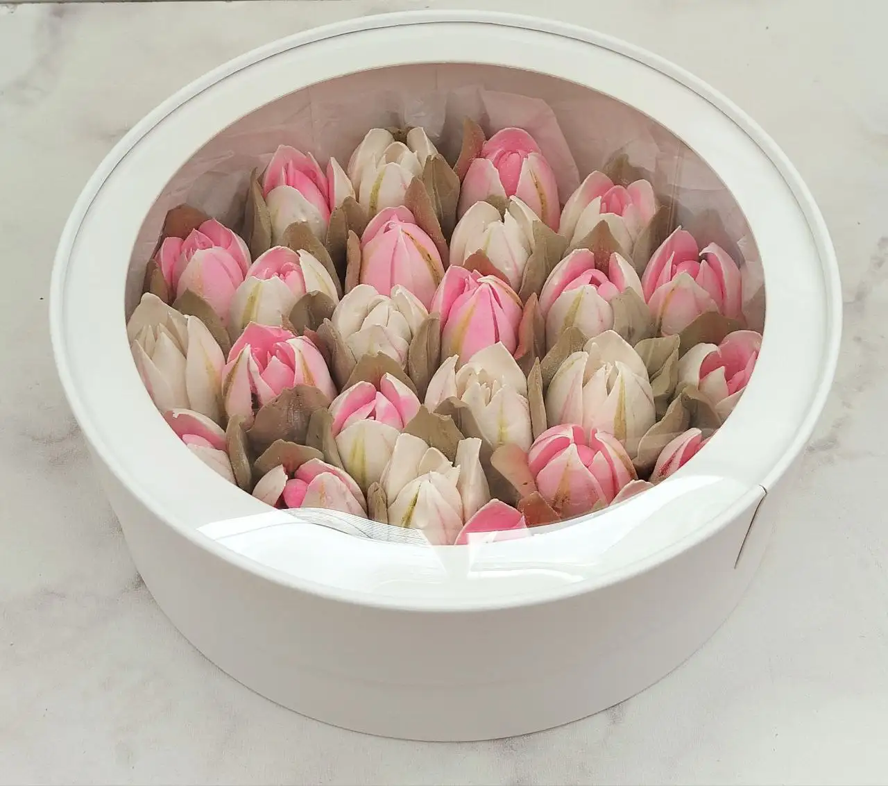 Коробочки с тюльпанами из зефира - Рукоделие (Хобби и отдых) в Волгоград