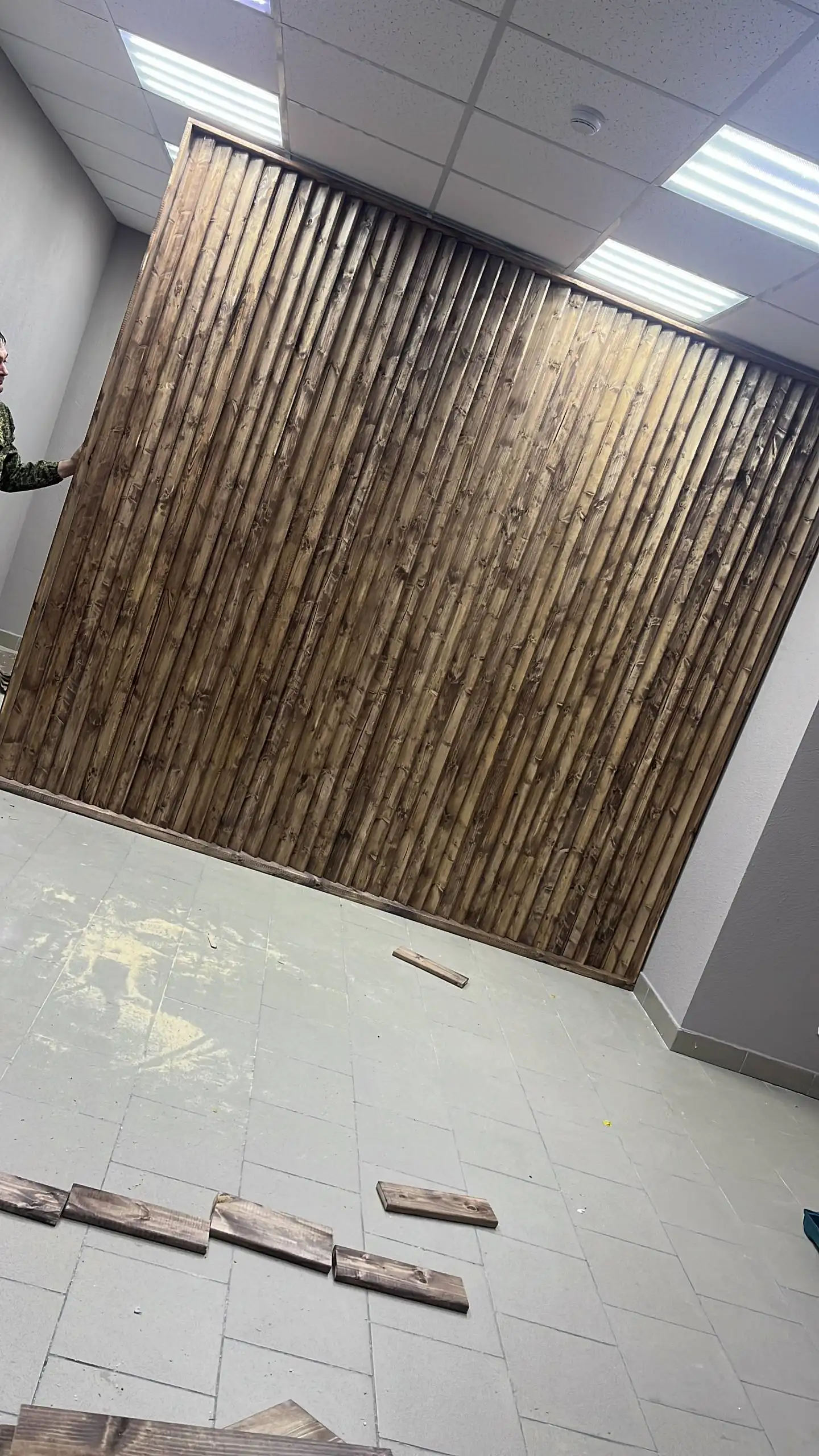 Продажа деревянной перегородки 3x0.275м - Мебель (Для дома и дачи) в Волгоград