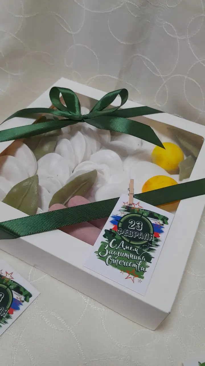 Зефирные коробочки к 23 февраля - Кулинария/Кондитерские изделия (Услуги) в Волгоград