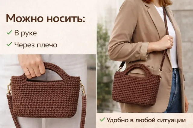 Вязаная сумка ручной работы в Волгограде - частное объявление в Волгоград
