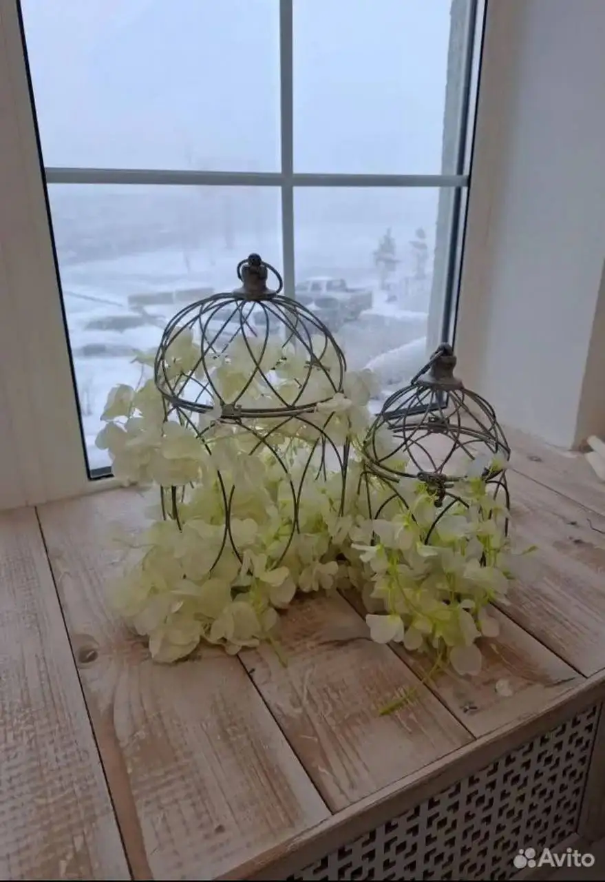 Декоративные металлические подсвечники в виде клеток - Барахолка в Волгоград