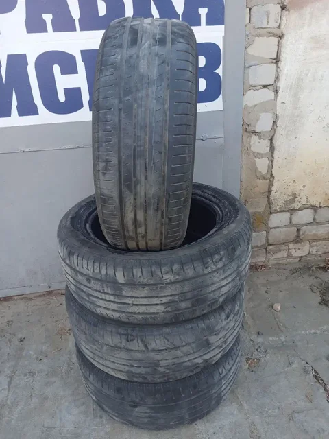 Продаётся комплект летних шин Yokohama bluEarth-A 205/55 r16 - Тросы в Волгоград