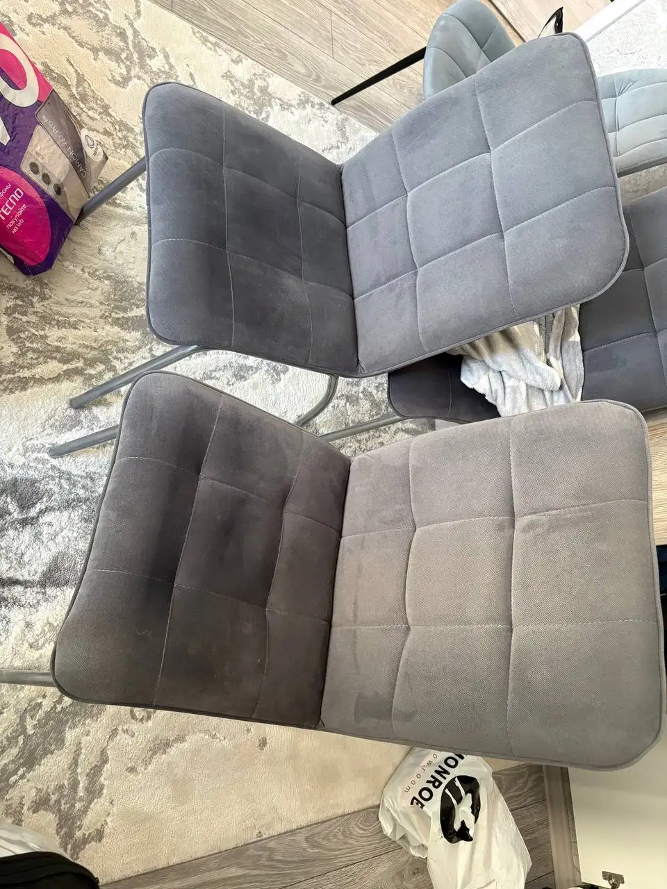 Продам 4 стула серо-синего цвета - Мебель (Для дома и дачи) в Волгоград