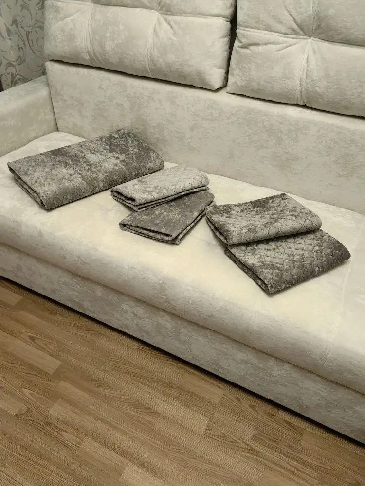 Комплект дивандеков с наволочками из бархата мокрый мрамор - Мебель (Для дома и дачи) в Волгоград