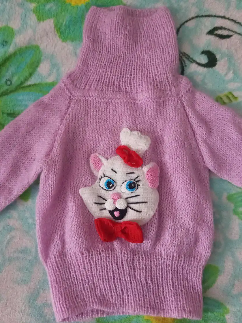 Свитер новый ручной вязки 92 размер - Верхняя одежда (Одежда) в Волгоград