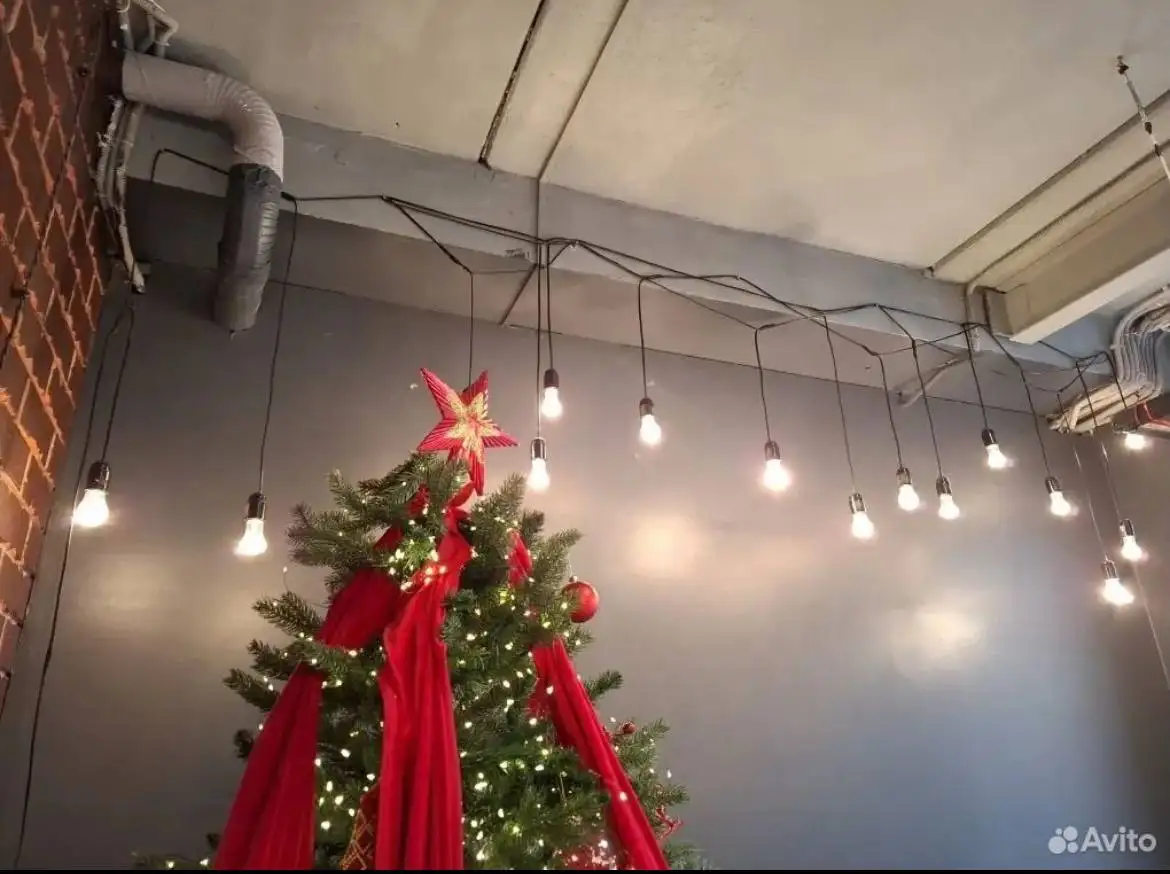 Шнур с патронами для гирлянды (без лампочек), б/у - Барахолка в Волгоград