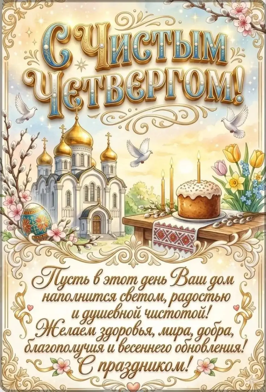 Поздравление с Чистым четвергом в Волгограде - Барахолка в Волгоград