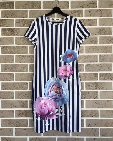 Трикотажное платье с карманами - Одежда в Москва