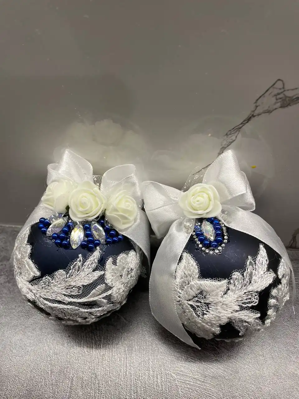 Новогодние наборы игрушек ручной работы