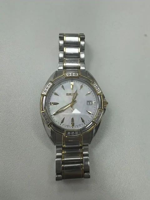 Seiko SKK880 часы с бриллиантами и сапфировым стеклом - Электроника в Москва