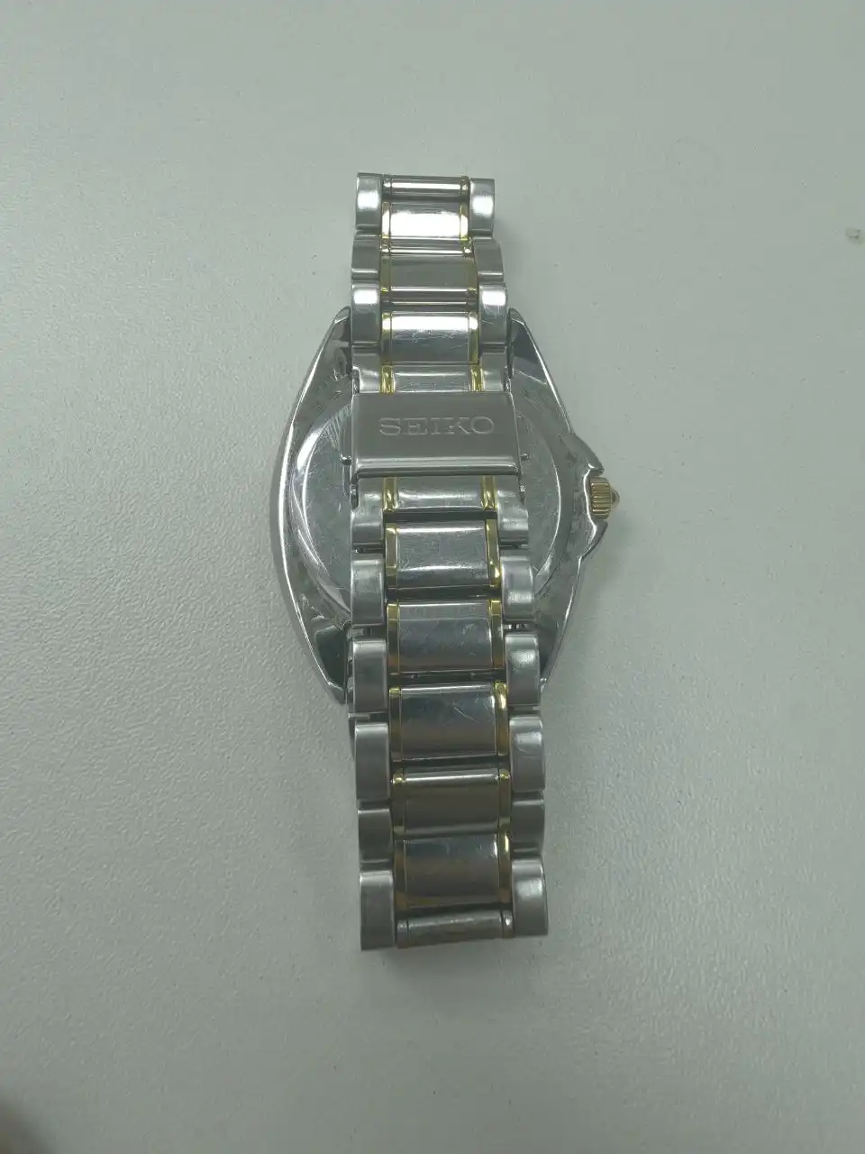 Seiko SKK880 часы с бриллиантами и сапфировым стеклом