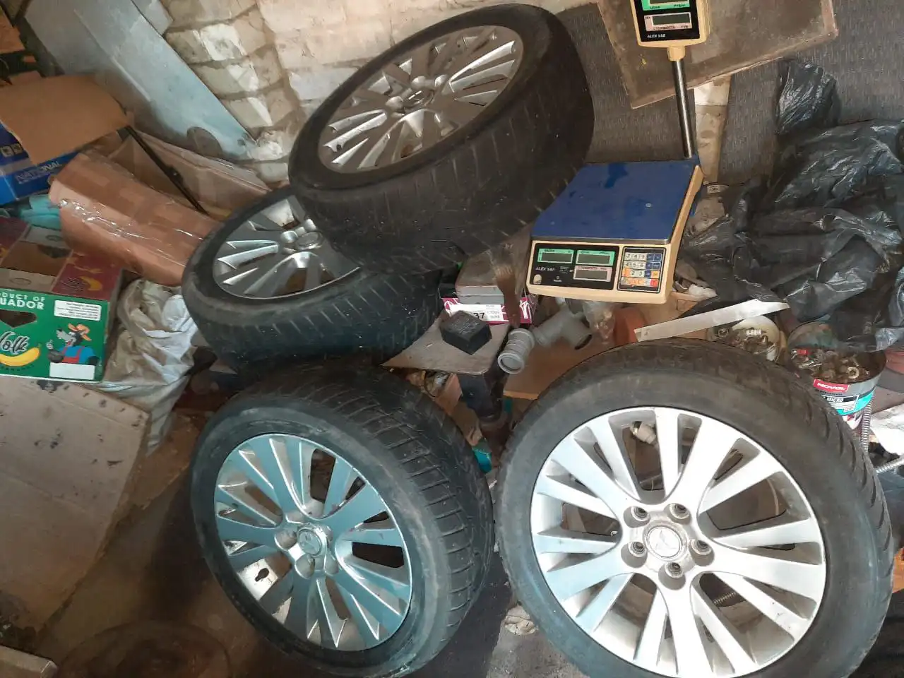 Комплект колес R17 215/55 с дисками для японских авто