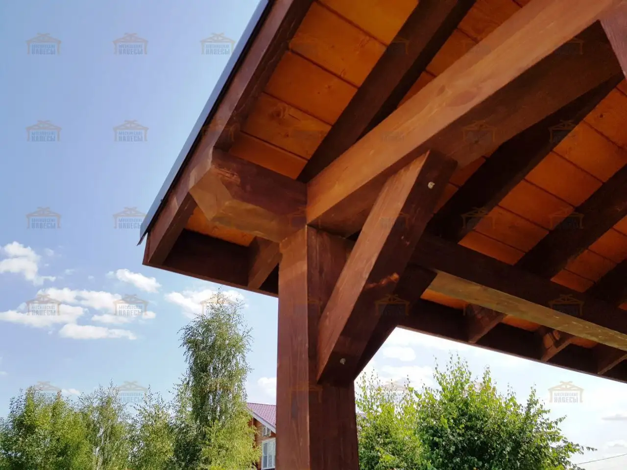 Беседка Прометей из хвойной древесины 4х4м - Беседки и навесы (Для дома и дачи) в Хабаровск