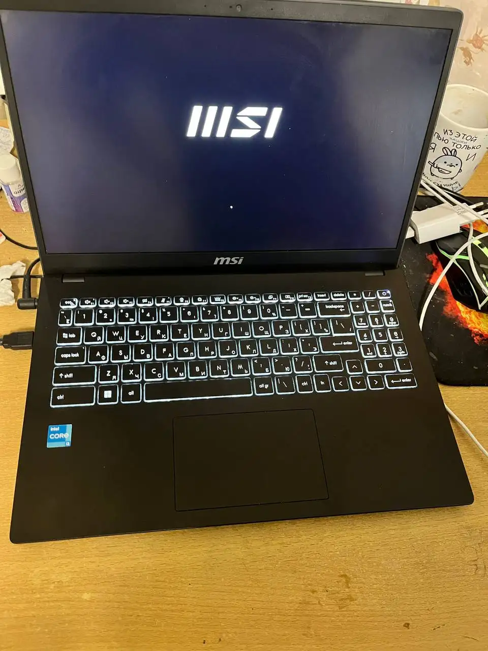 Ноутбук MSI MODERN 15 b12-211Ru в отличном состоянии - Ноутбуки (Электроника) в Хабаровск