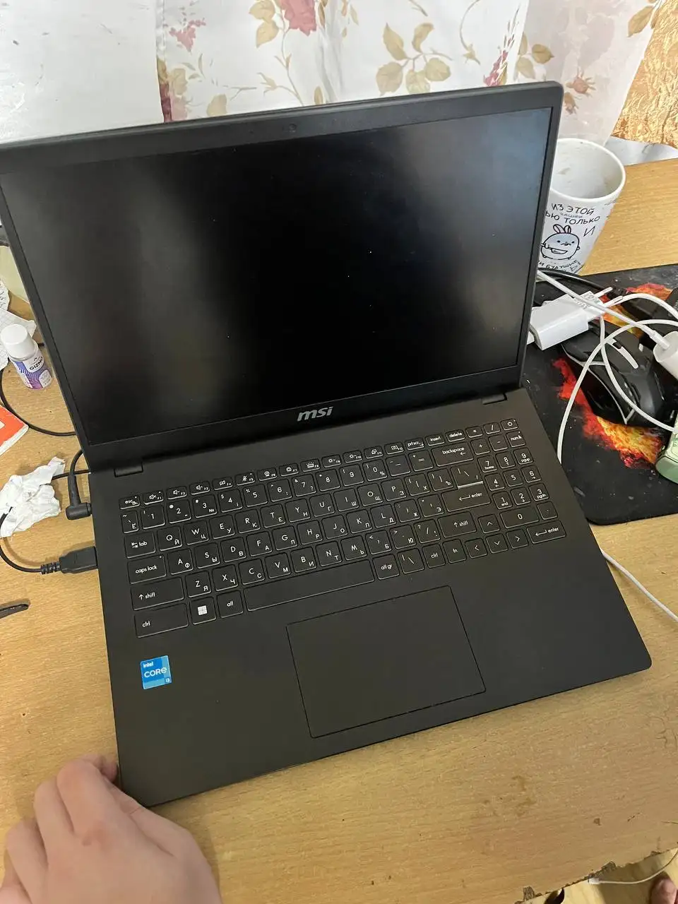 Ноутбук MSI MODERN 15 b12-211Ru в отличном состоянии - Ноутбуки (Электроника) в Хабаровск