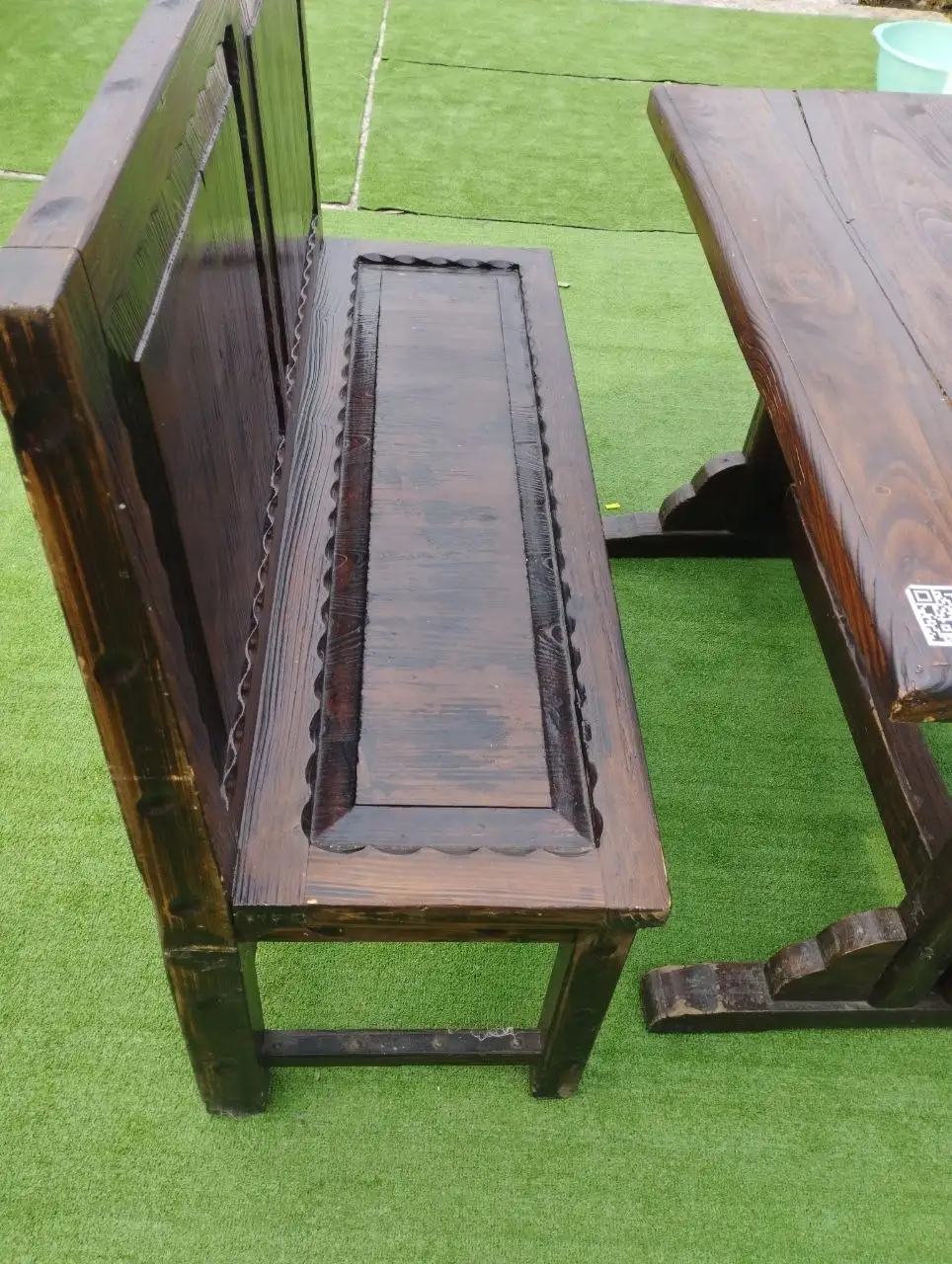 Комплект стол и две лавки из дуба б/у - Мебель (Для дома и дачи) в Хабаровск