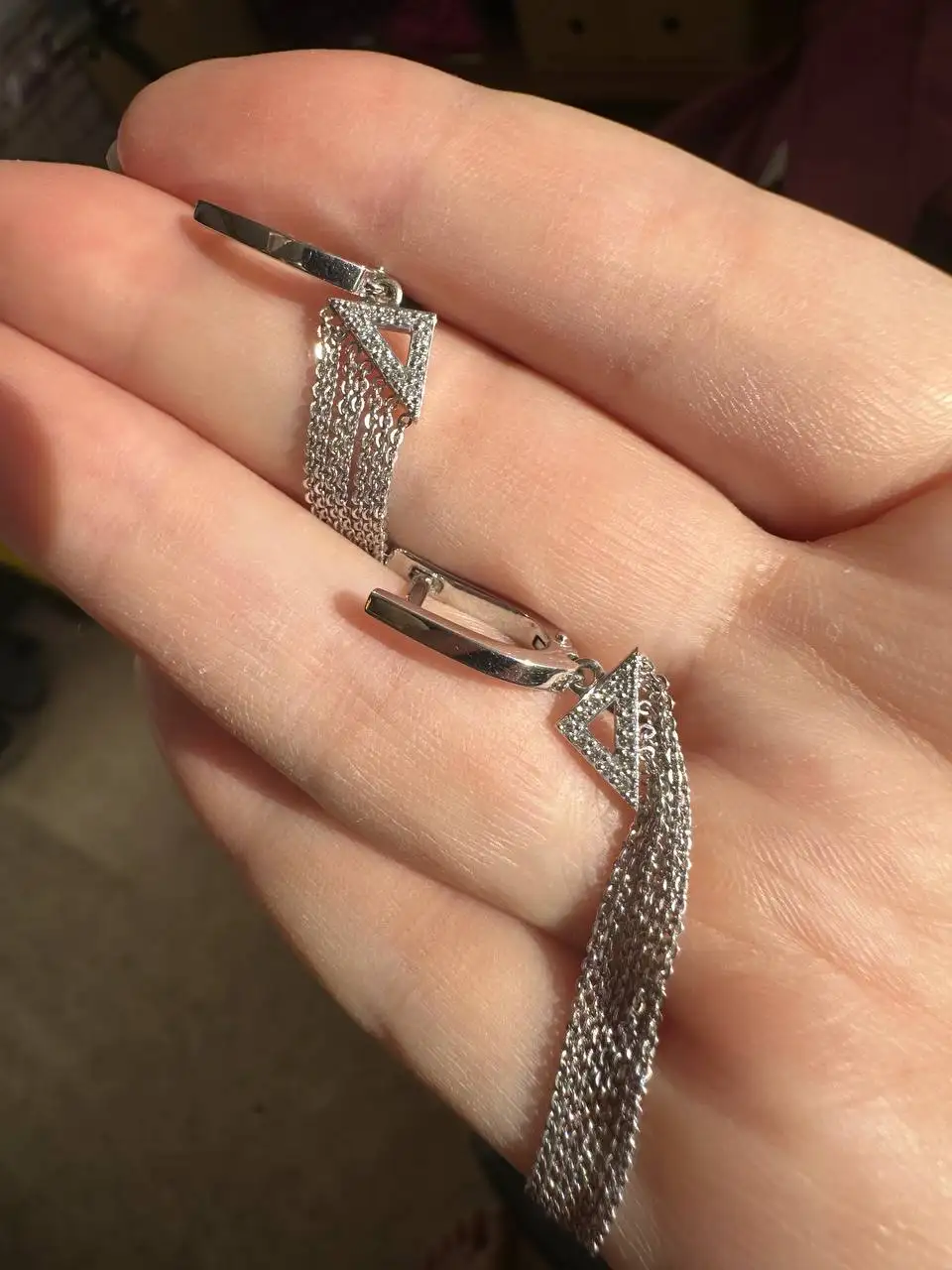 Комплект украшений из белого золота с бриллиантами - Ювелирные изделия (Барахолка) в Хабаровск