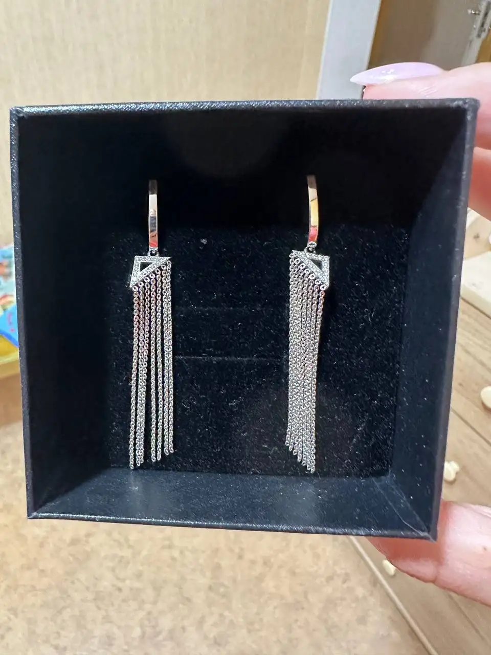 Комплект украшений из белого золота с бриллиантами - Ювелирные изделия (Барахолка) в Хабаровск