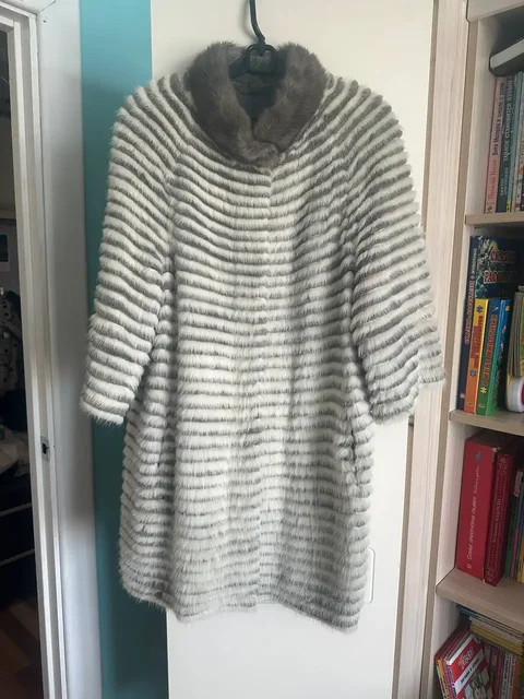 Норковое пальто на кашемире размер 44-46 - Худи в Хабаровск