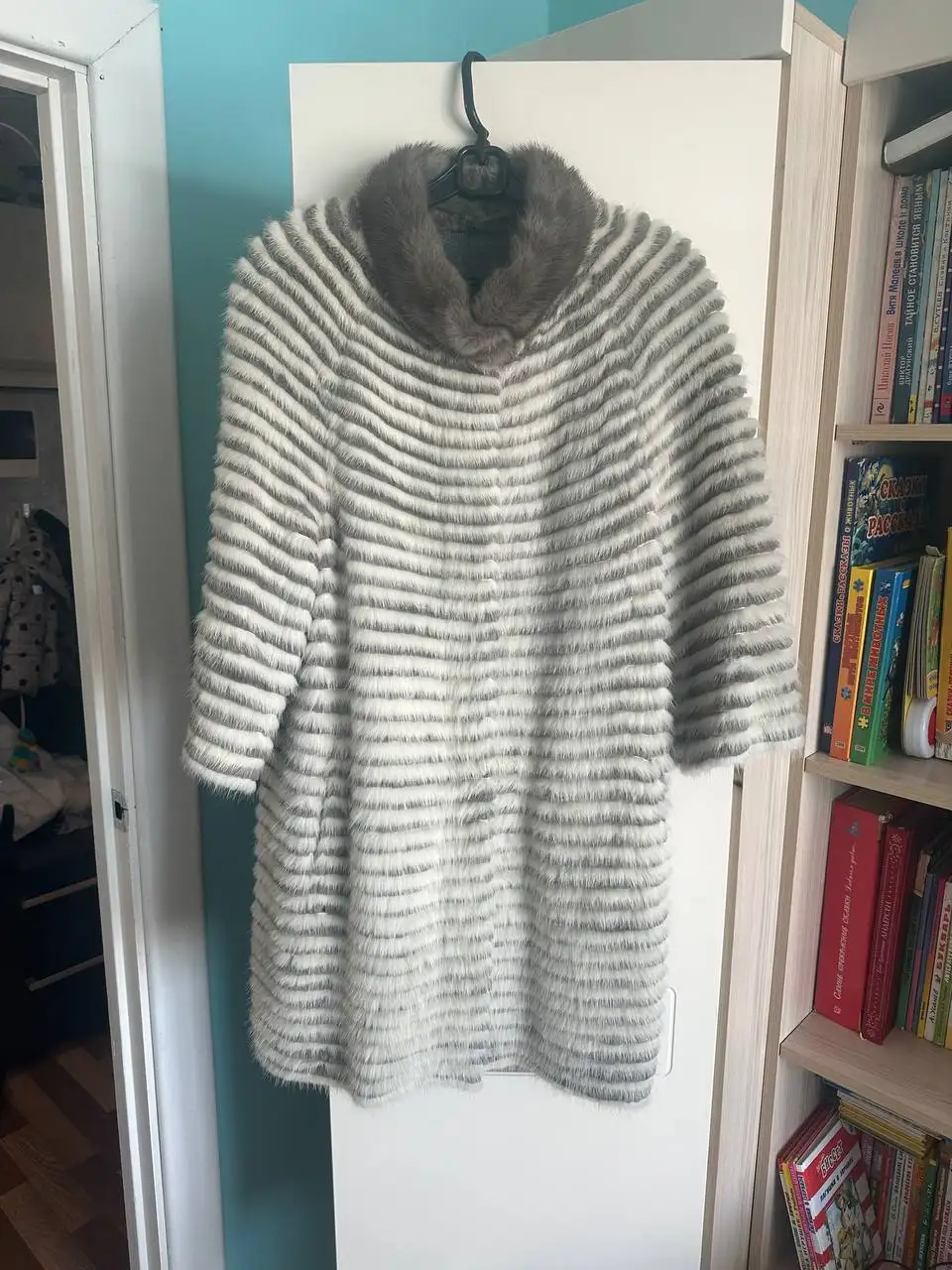 Норковое пальто на кашемире размер 44-46 - Верхняя одежда (Одежда) в Хабаровск