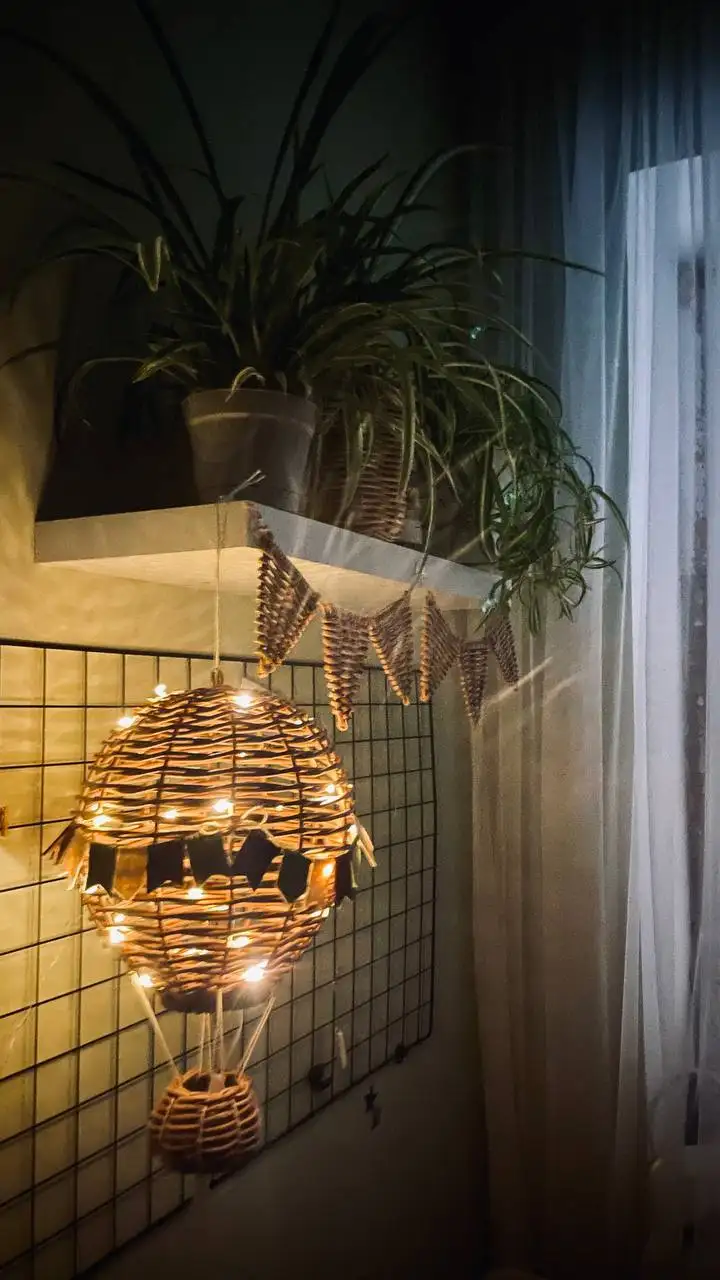 Подвеска воздушный шар с гирляндой - Декор (Хобби и отдых) в Хабаровск