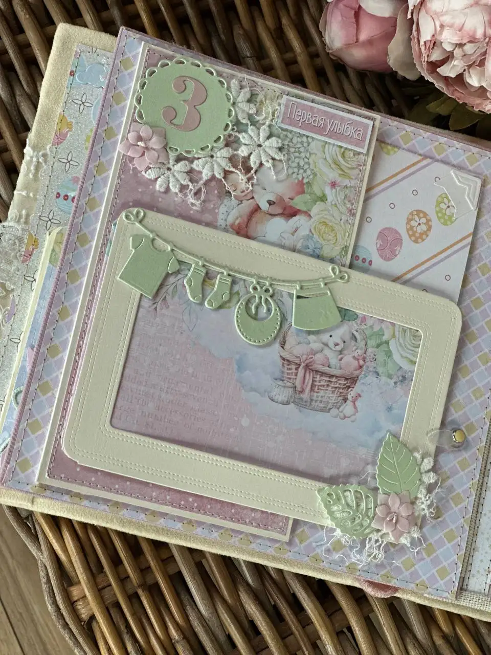 Фотоальбом ручной работы для девочки от 0 до 1 года - Рукоделие (Хобби и отдых) в Хабаровск
