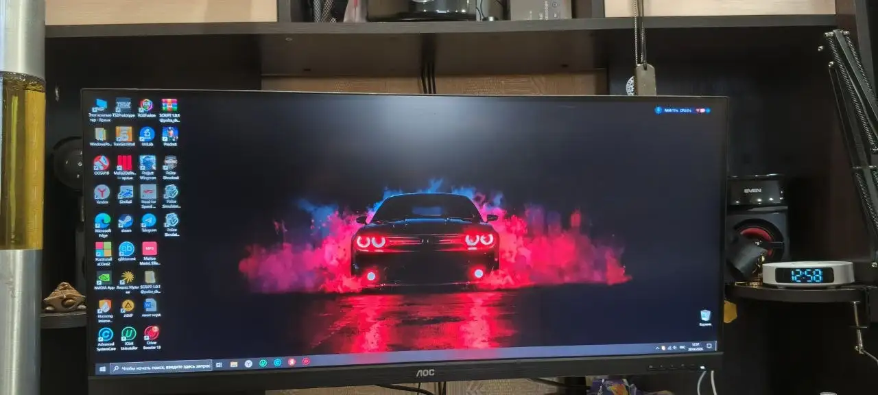 Продам монитор АОС 34 дюйма - Мониторы (Электроника) в Хабаровск