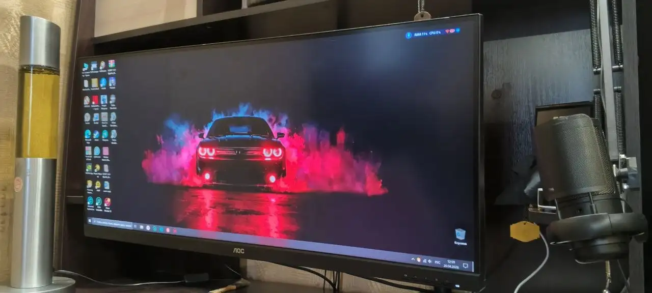 Продам монитор АОС 34 дюйма - Мониторы (Электроника) в Хабаровск