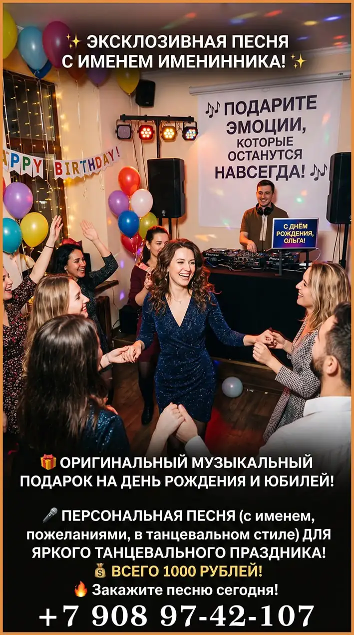 Персональная песня в подарок - Музыкальные услуги (Услуги) в Хабаровск